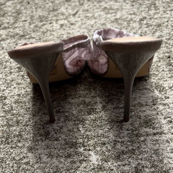 Steve Madden Greenish Brown‎ Snake Sling Sandal Heel Size 9.5 - Picture 6 of 10